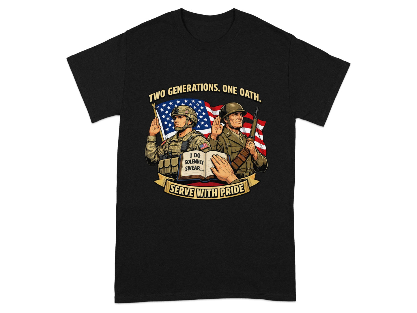 Two generations, one oath: Serve with pride.