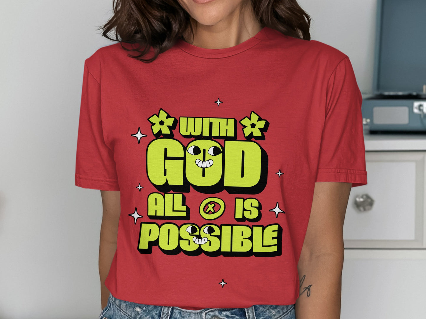 Red t