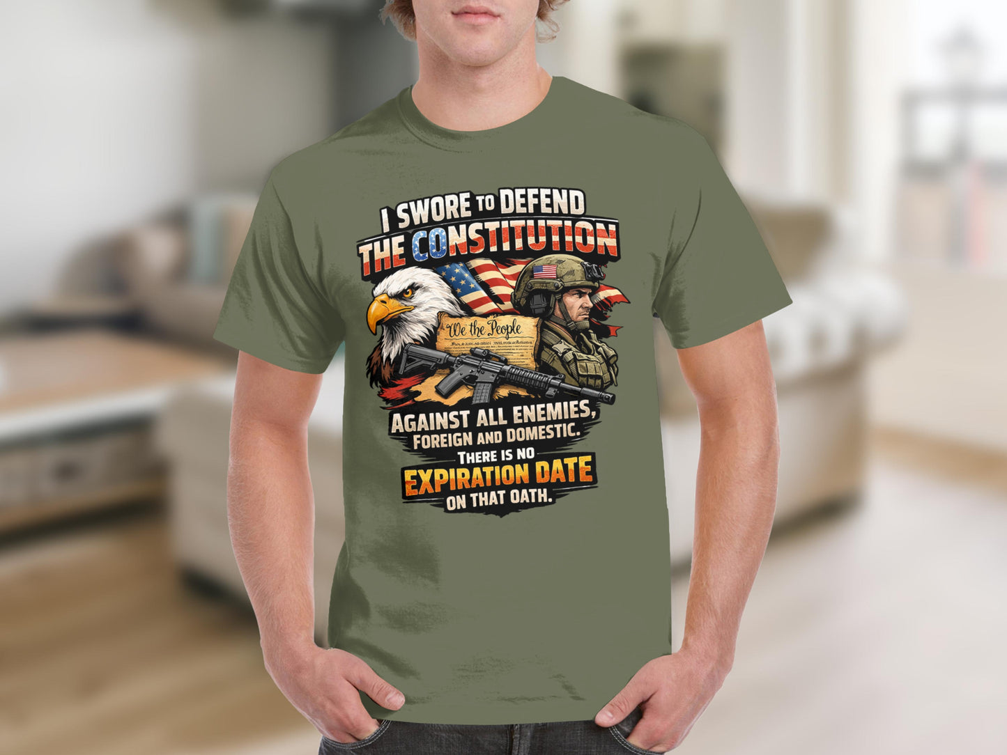 I swore to defend the constitution, against all enemies, with