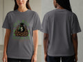 T-shirt with graphic of money bag and bullets, text reads "Old Man Declare War".